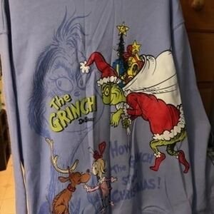 Disney Blue Grinch Sweatshirt